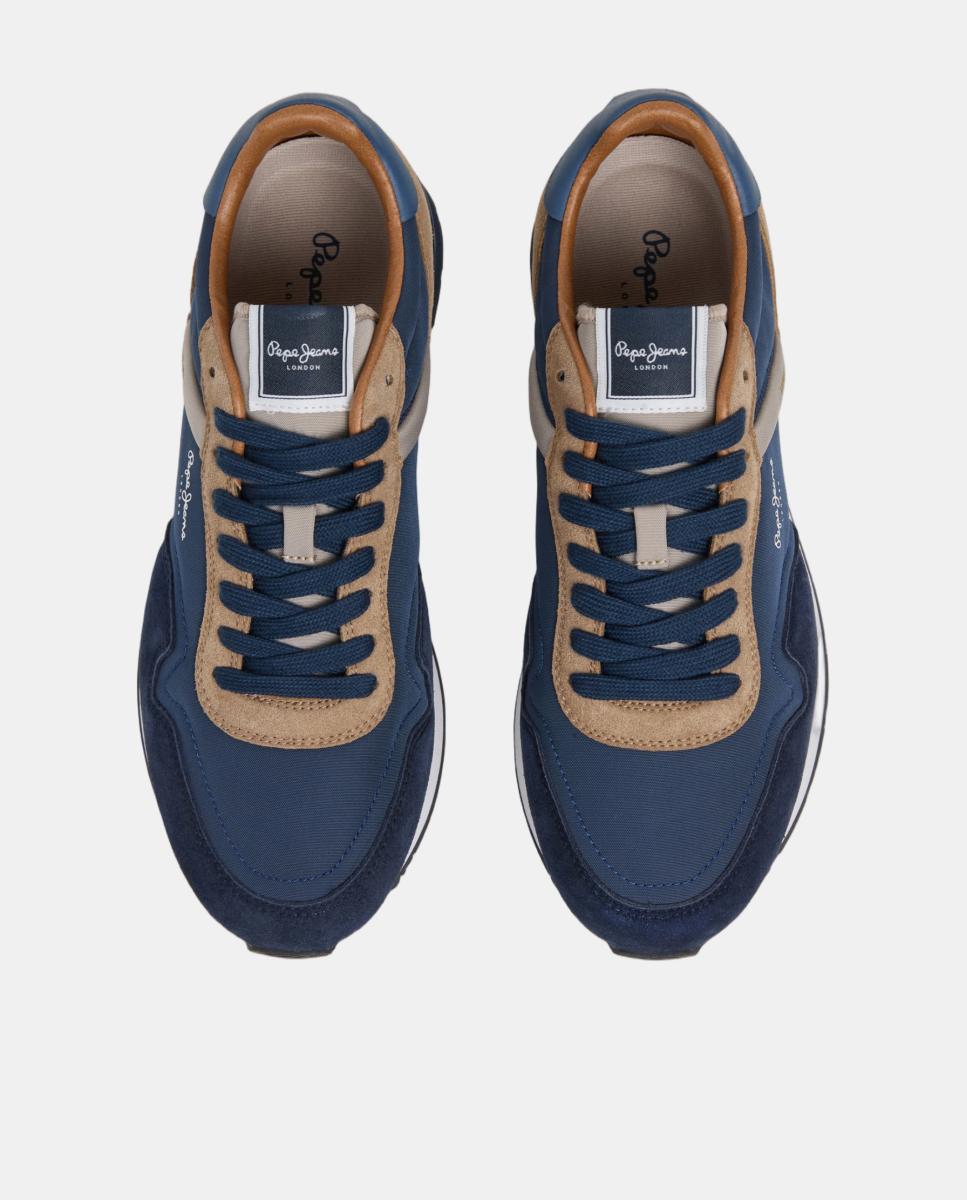 Zapatilla de estilo running con silueta moderna - Pepe Jeans - Azul marino Azul marino-2