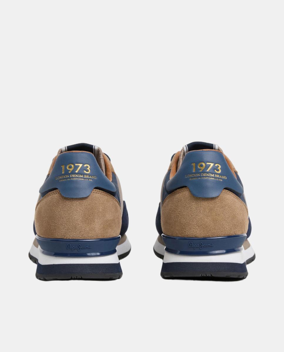 Zapatilla de estilo running con silueta moderna - Pepe Jeans - Azul marino Azul marino-4