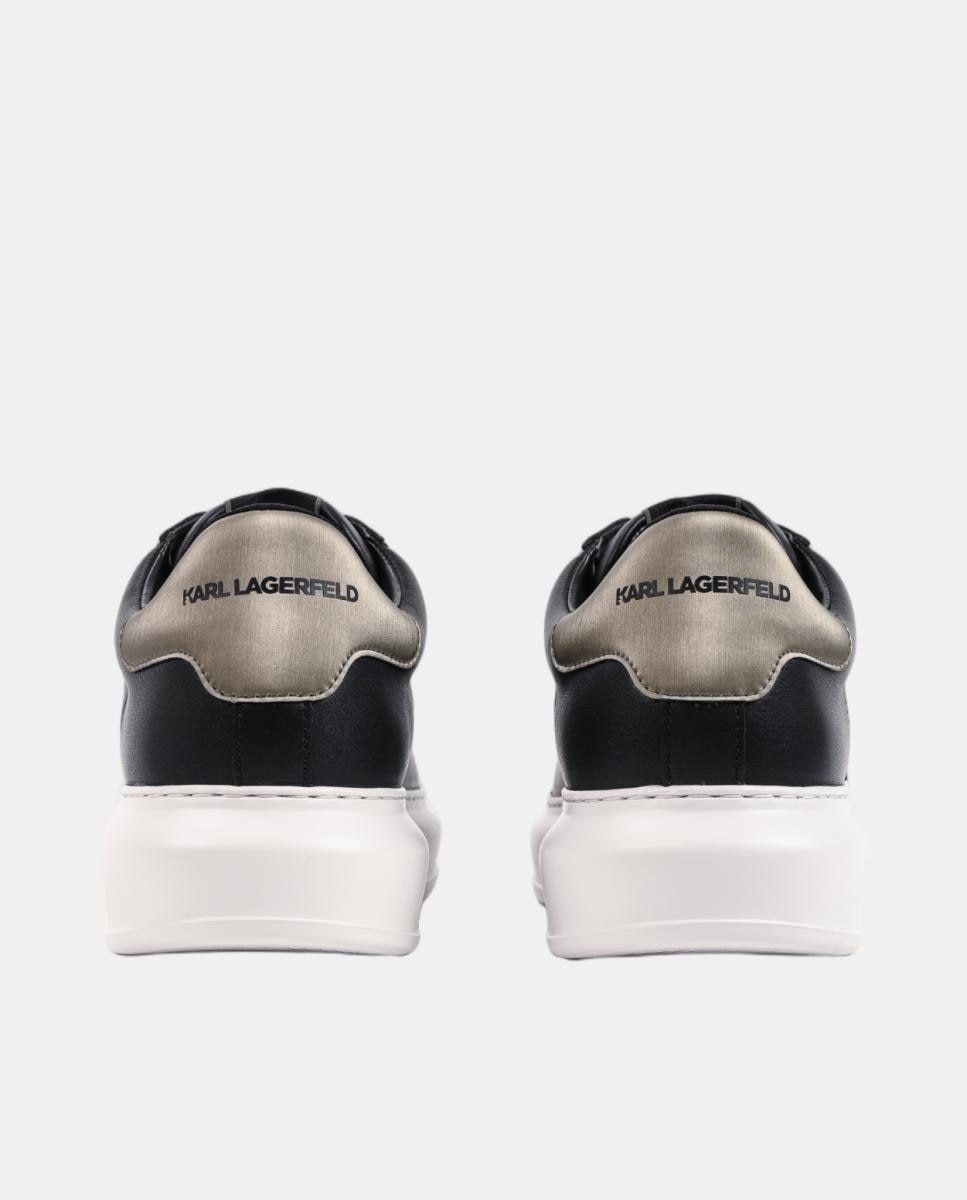 Sapatilhas de Running em Pele Preto-3