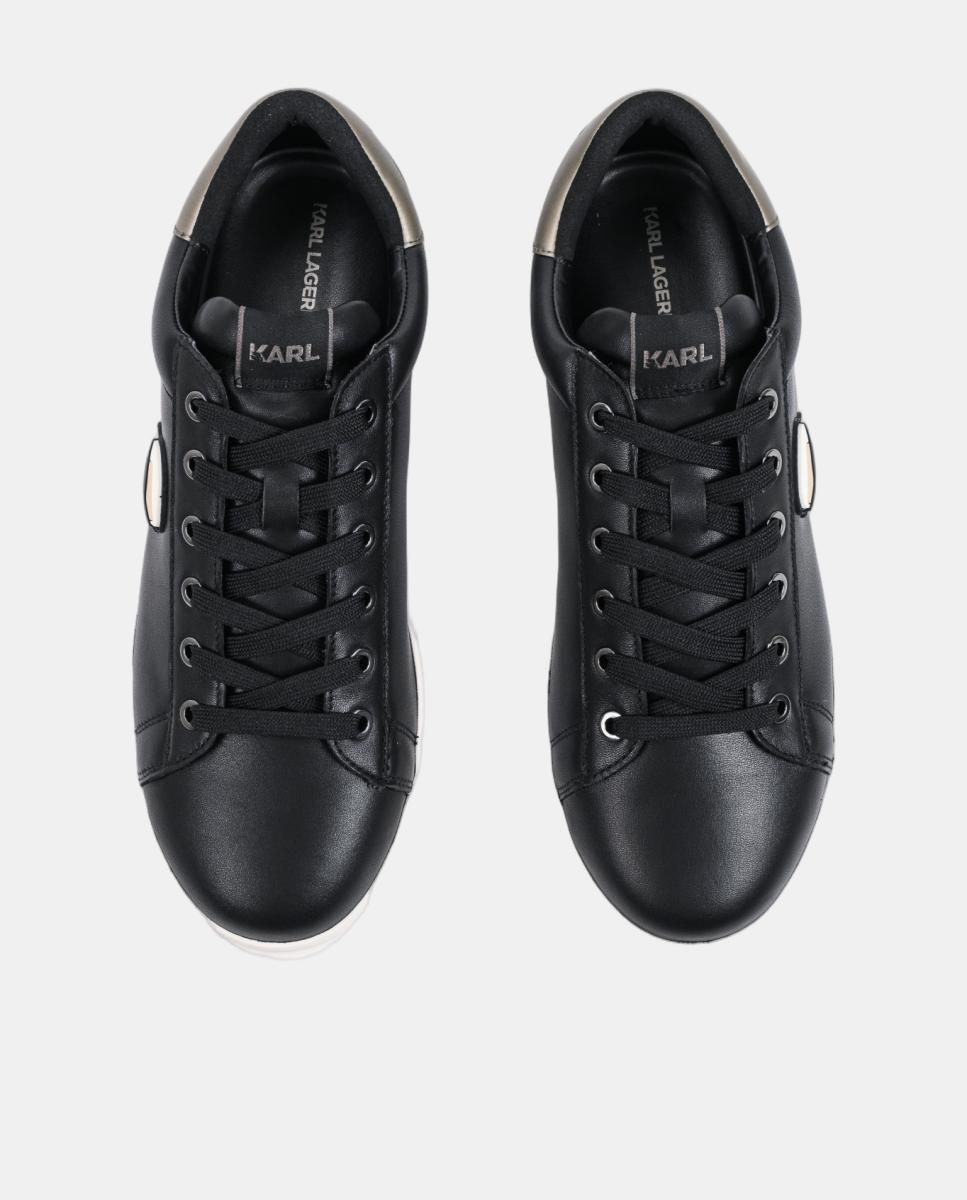 Sapatilhas de Running em Pele Preto-5