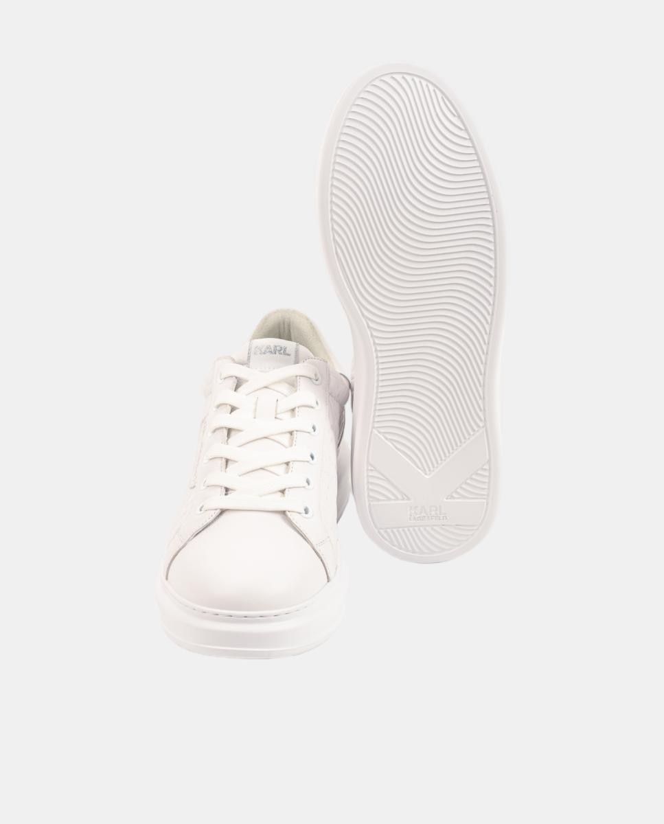Sapatilhas de Running em Pele Pele Branco-4