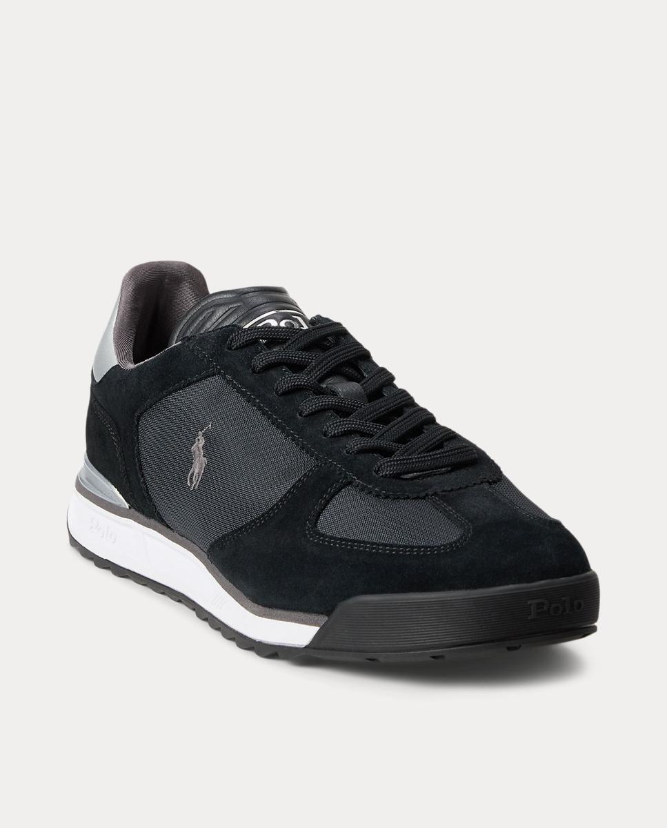 Zapatillas VARICK de hombre tipo casco bajas piel. - Polo Ralph Lauren - Negro Negro-2