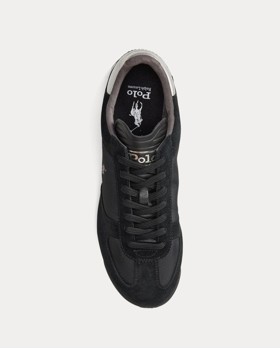 Zapatillas VARICK de hombre tipo casco bajas piel. - Polo Ralph Lauren - Negro Negro-3