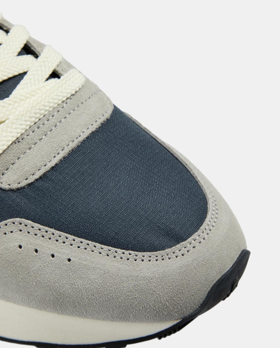 Imagen 5 de Zapatillas vintage de hombre en ante y nailon - Scalpers - Azul marino Azul marino