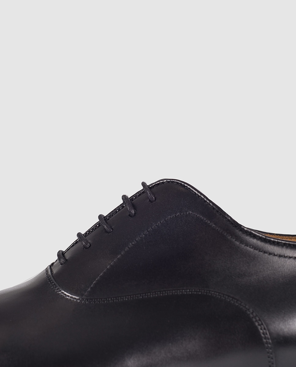 Sapatos de atacadores de homem Magnanni pretos em pele Preto-6