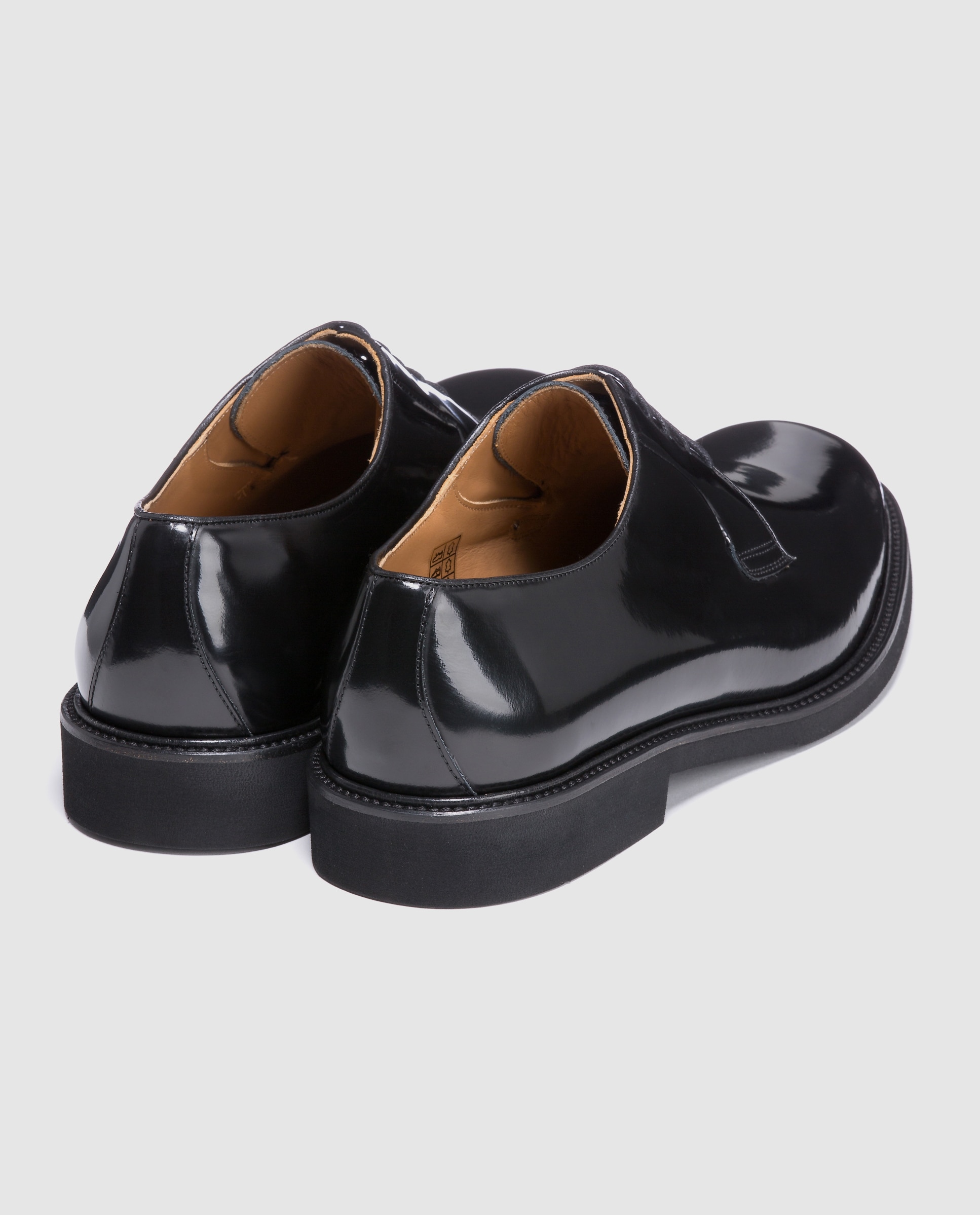 Sapatos clássicos de homem Castellano pretos em pele Preto-3