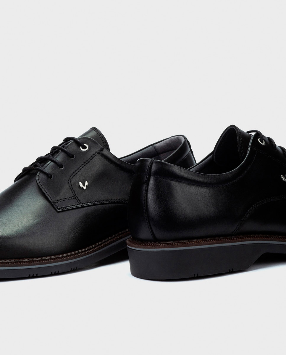 Sapatos com Atacadores Preto-11