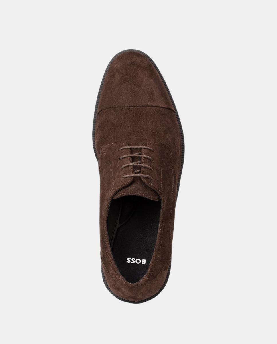 Sapatos de Cordões Blucher Castanho-escuro-2
