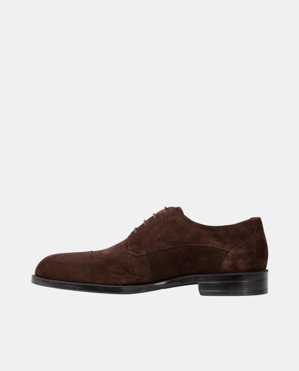 Sapatos de Cordões Blucher Castanho-escuro-4