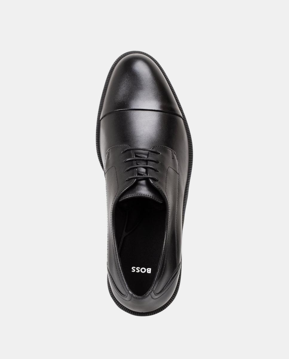 Sapatos de Cordões Blucher Preto-2