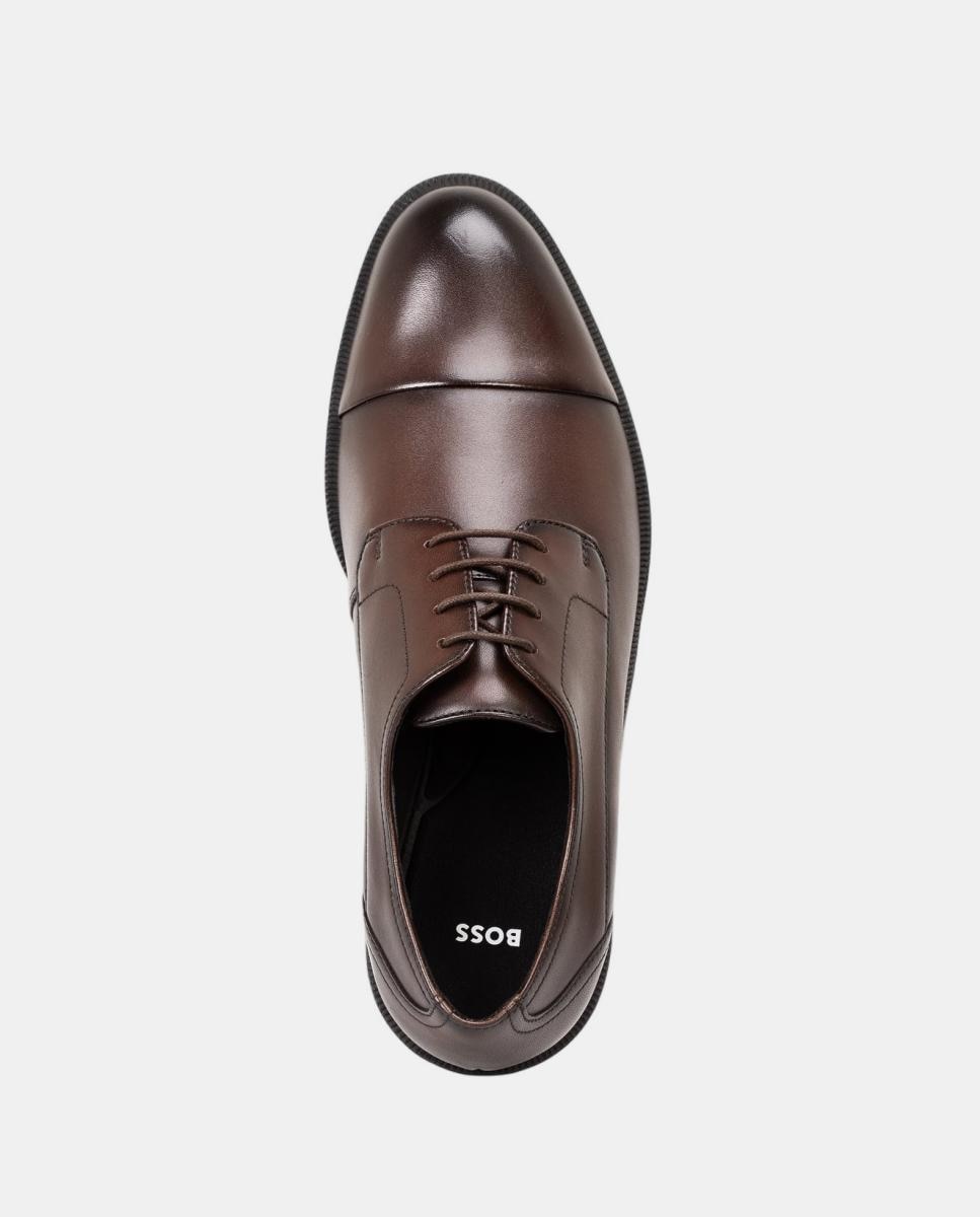 Sapatos de Cordões Blucher Castanho-escuro-2