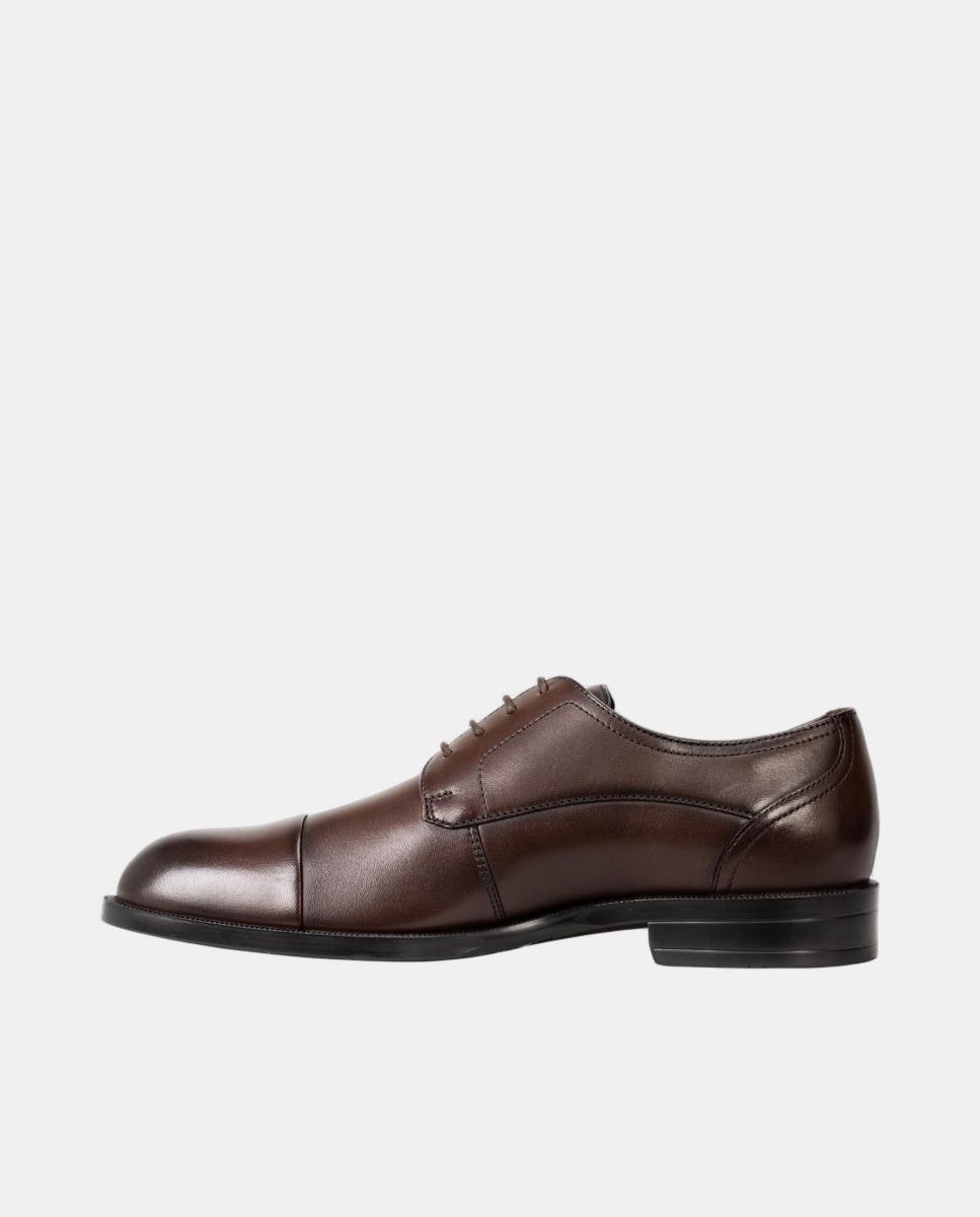Sapatos de Cordões Blucher Castanho-escuro-4