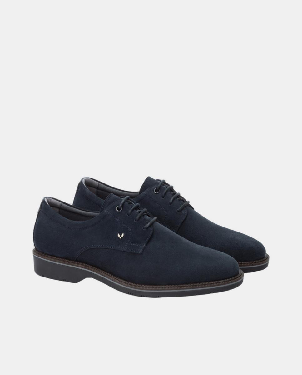 Sapatos de Atacadores Azul-marinho-3