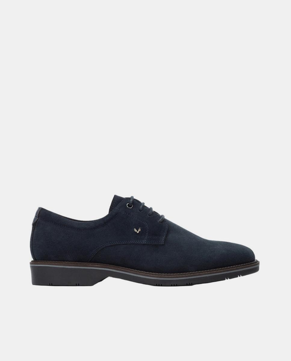 Sapatos de Atacadores Azul-marinho-4