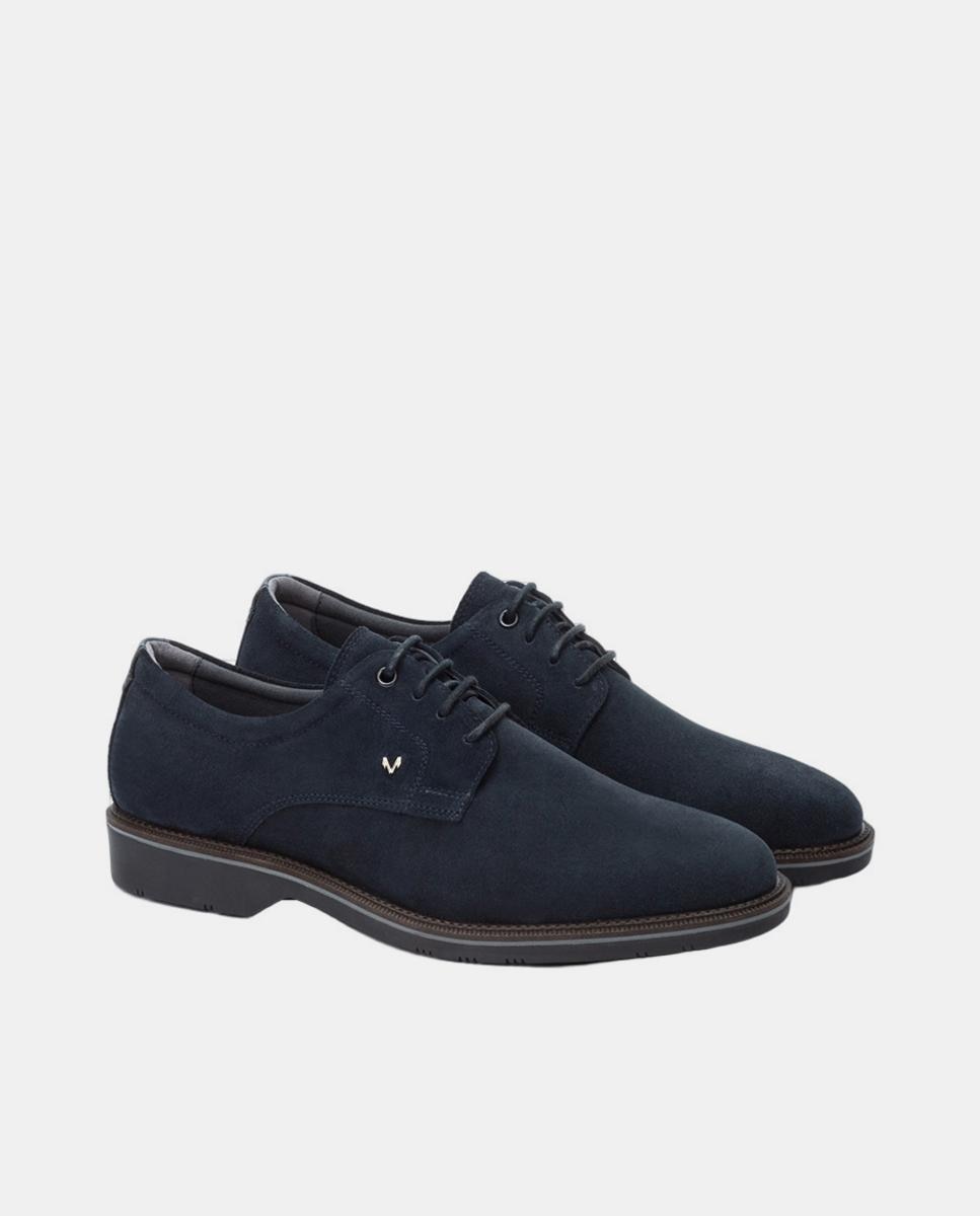 Sapatos de Atacadores Azul-marinho-5