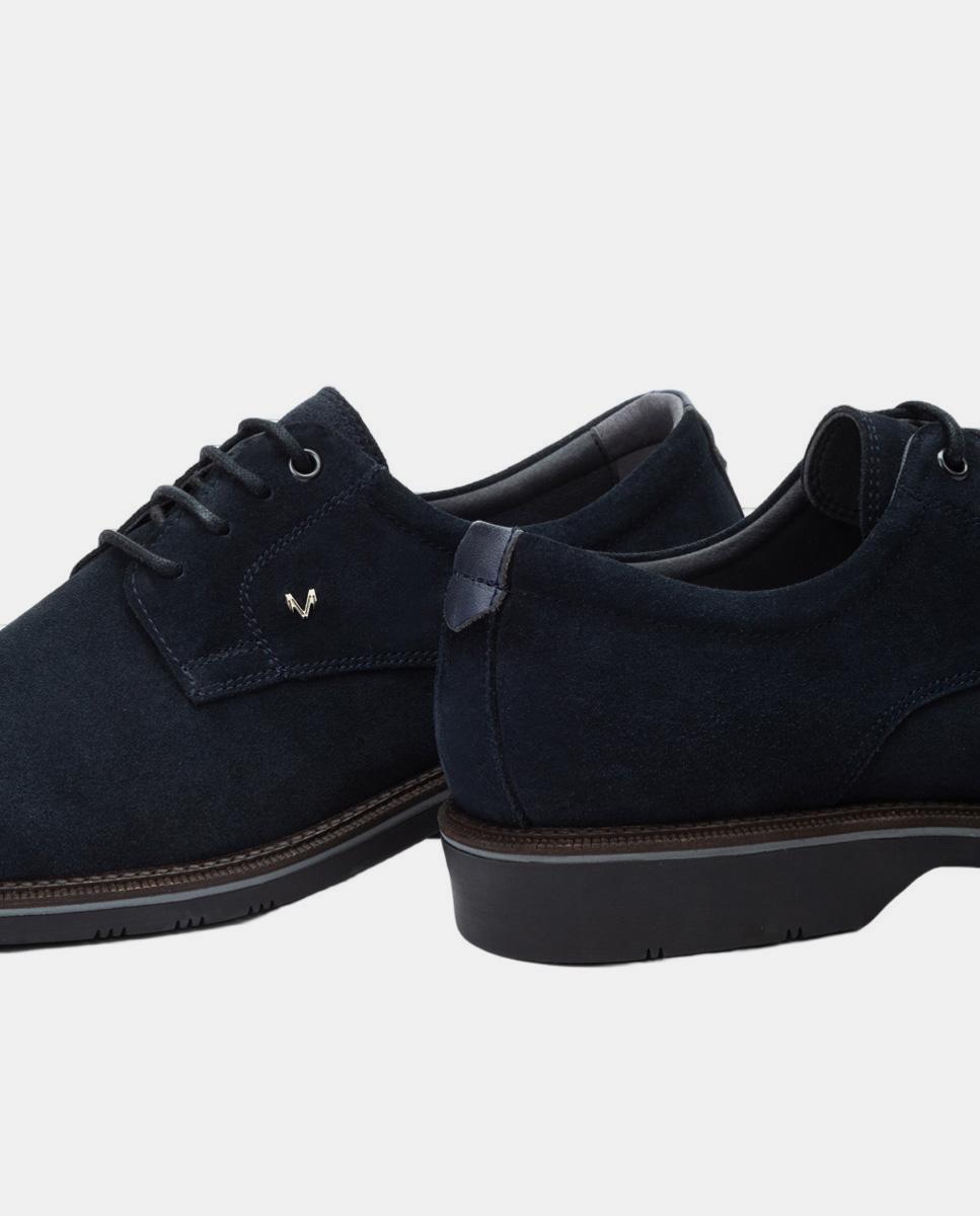 Sapatos de Atacadores Azul-marinho-7