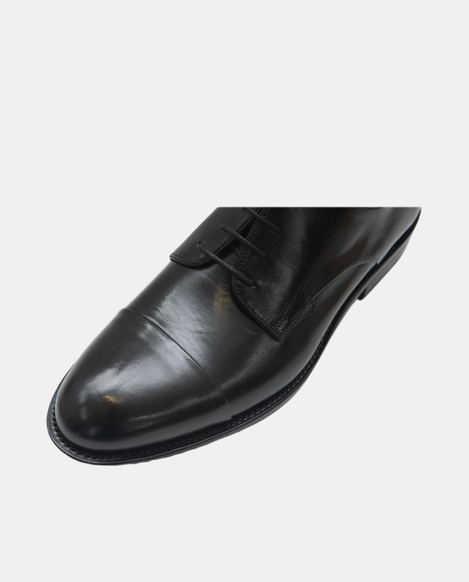 Imagen 3 de Blucher piel puntera recta hombre - Roberto Ley - Negro Negro
