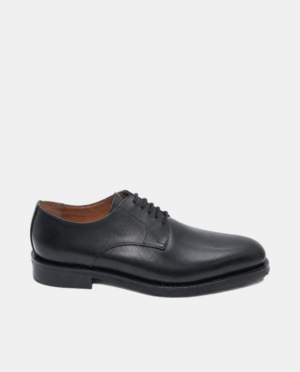 Imagen 1 de Blucher piel pala lisa  hombre Negro