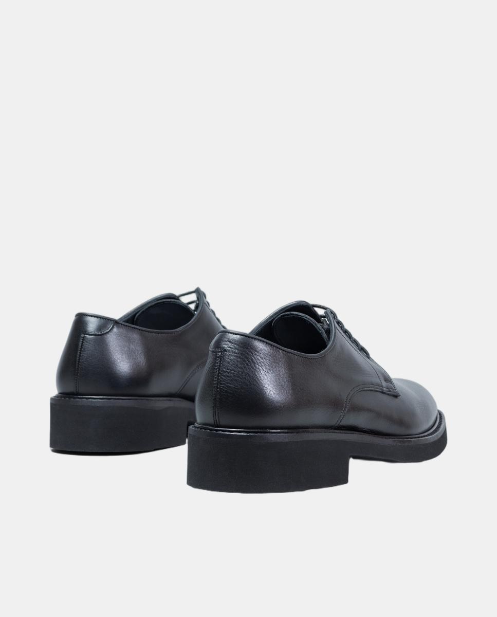 Blucher pele piso borracha Preto-3