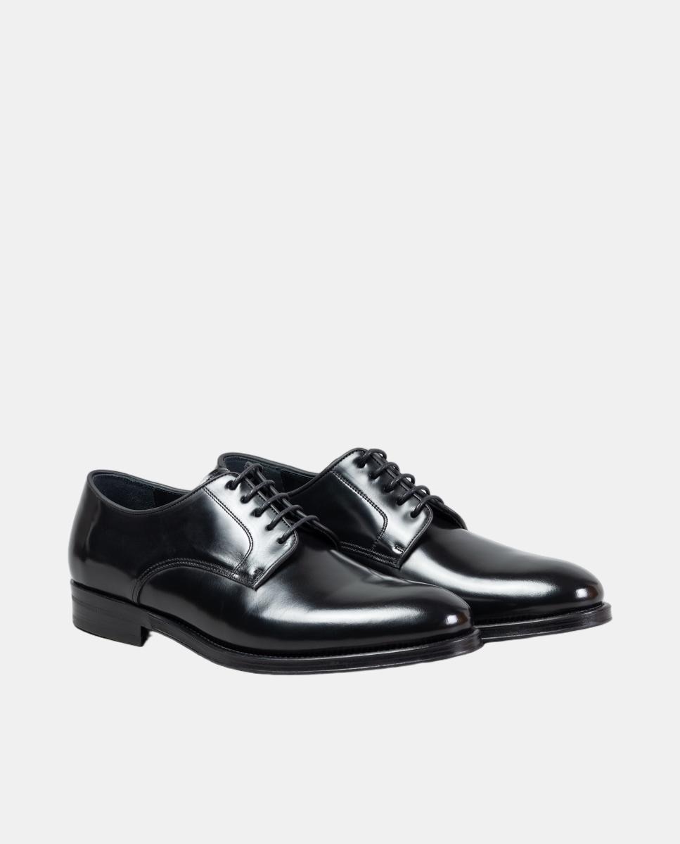 Blucher pele com sola pele Preto-2