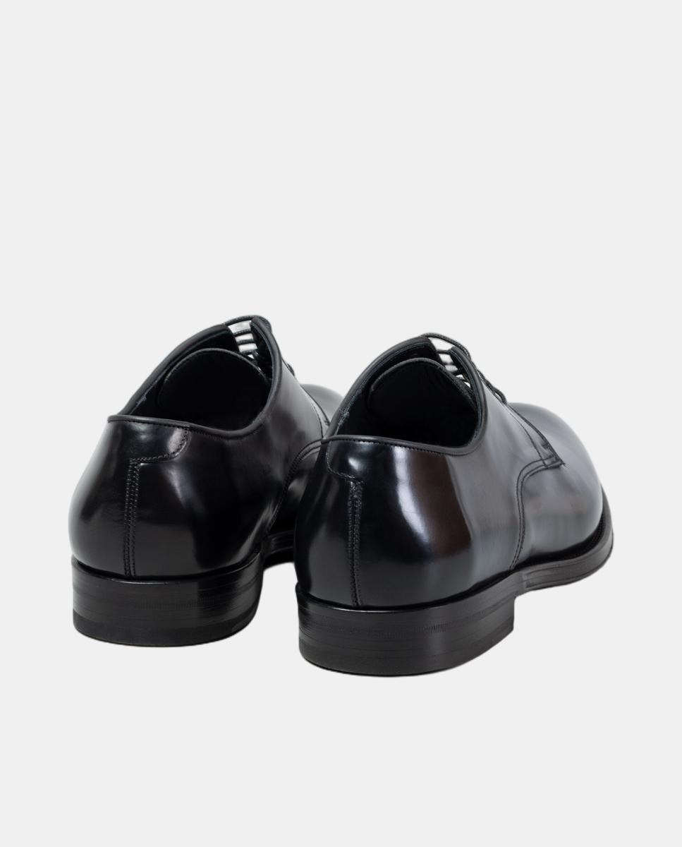 Blucher pele com sola pele Preto-5