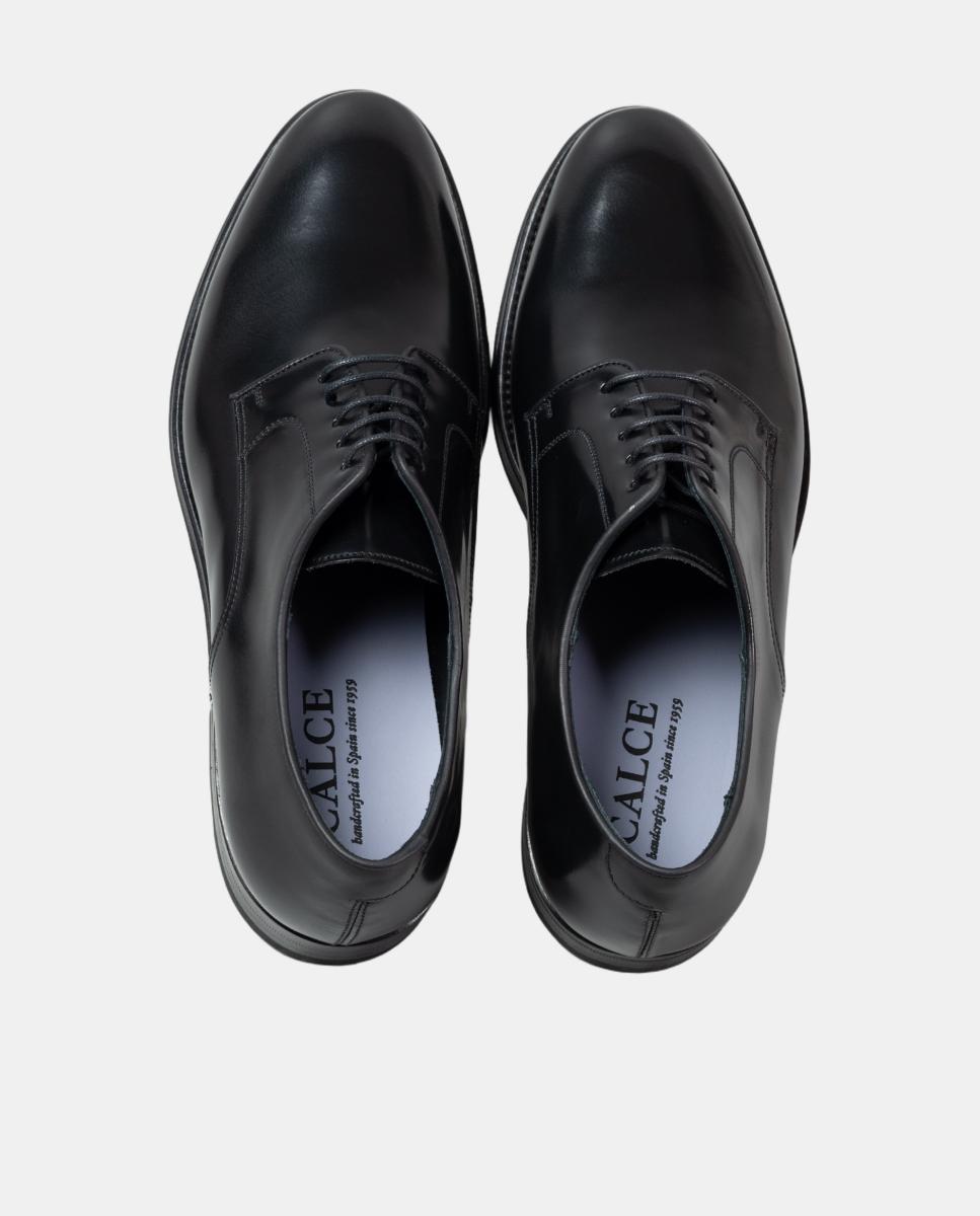 Blucher pele com sola pele Preto-6