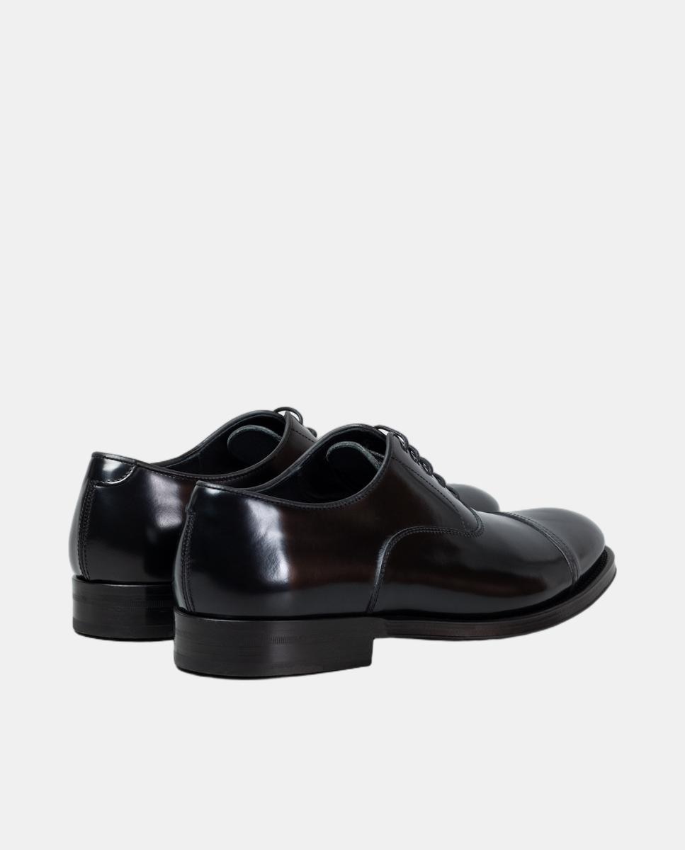 Blucher pele com sola pele Preto-3