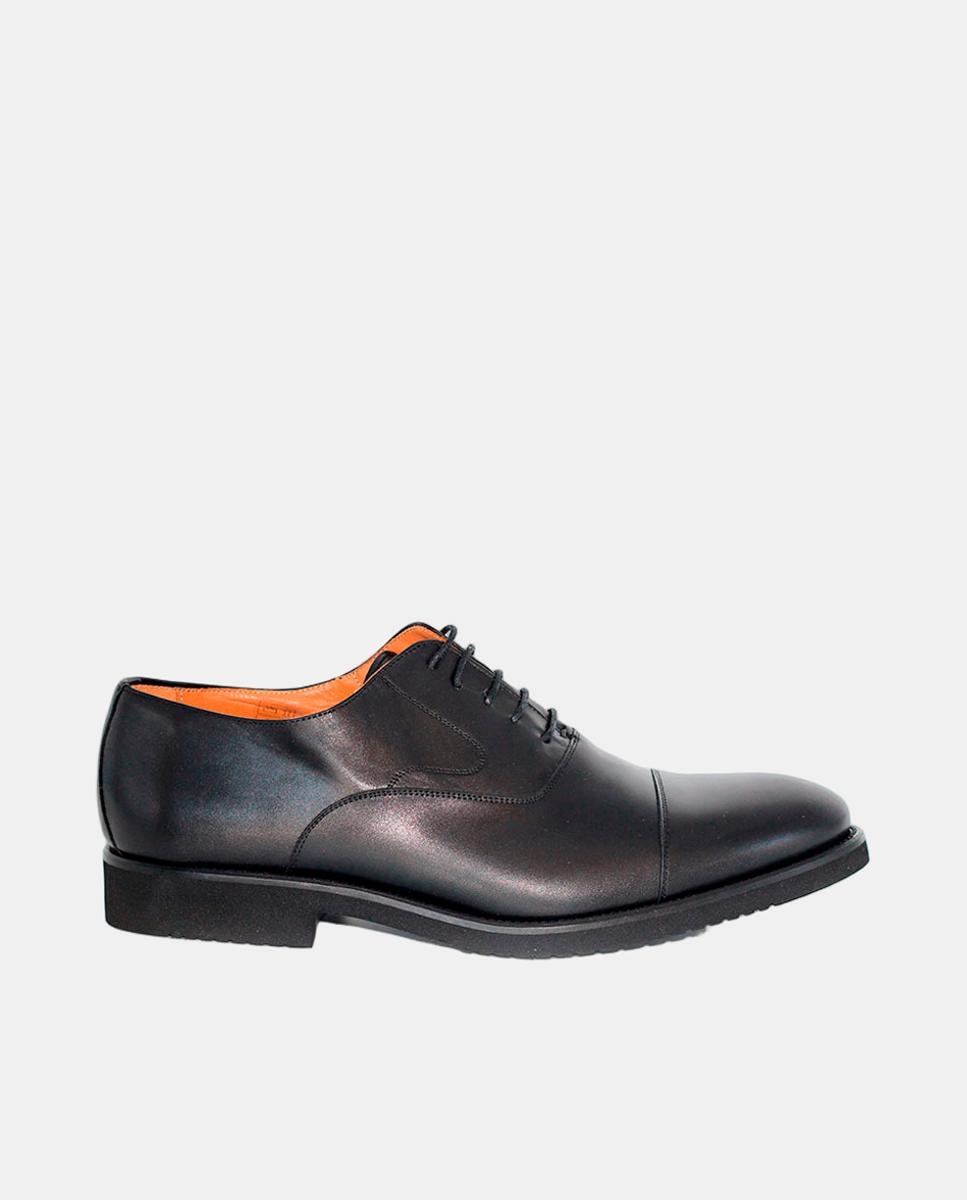 Imagem 0 de Sapatos de Atacadores em Pele com Biqueira Direita