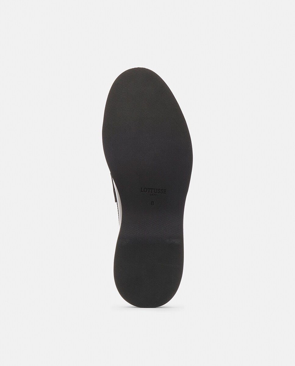 Mocassins em Pele Luca Pretos-3