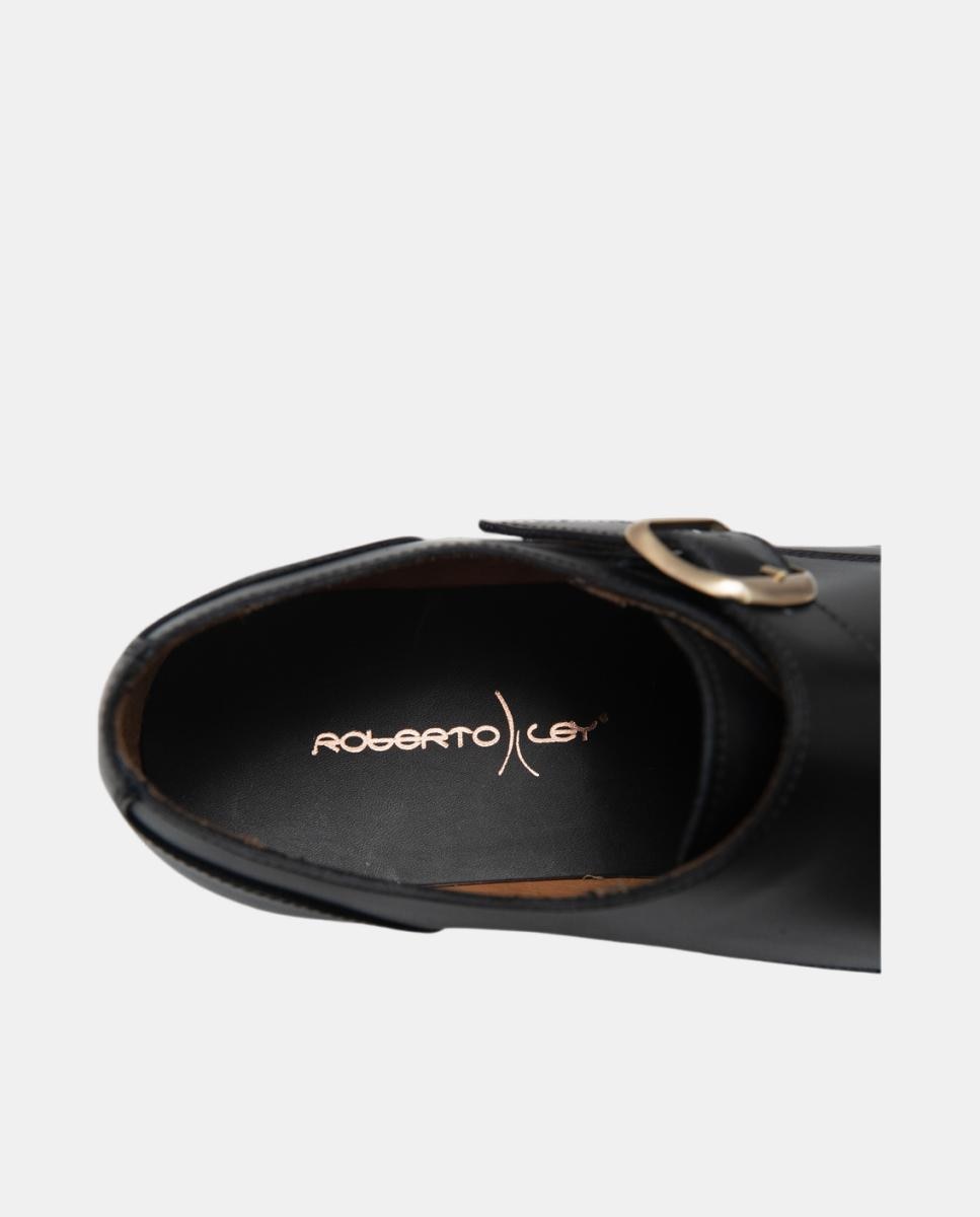 Imagen 3 de Zapato piel hebilla hombre - Roberto Ley - Negro Negro