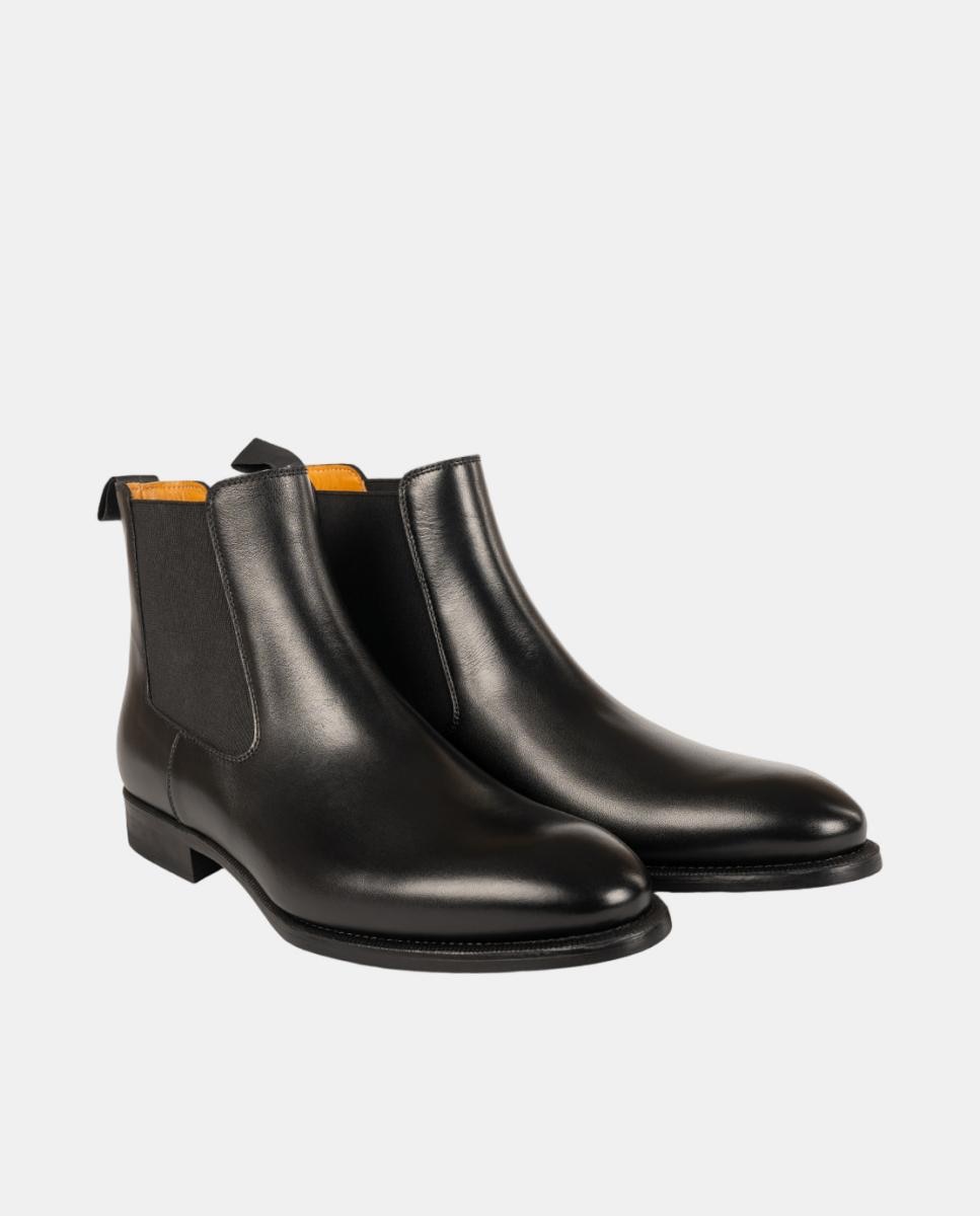 Botins Chelsea em Pele PG Cardiff Preto-2