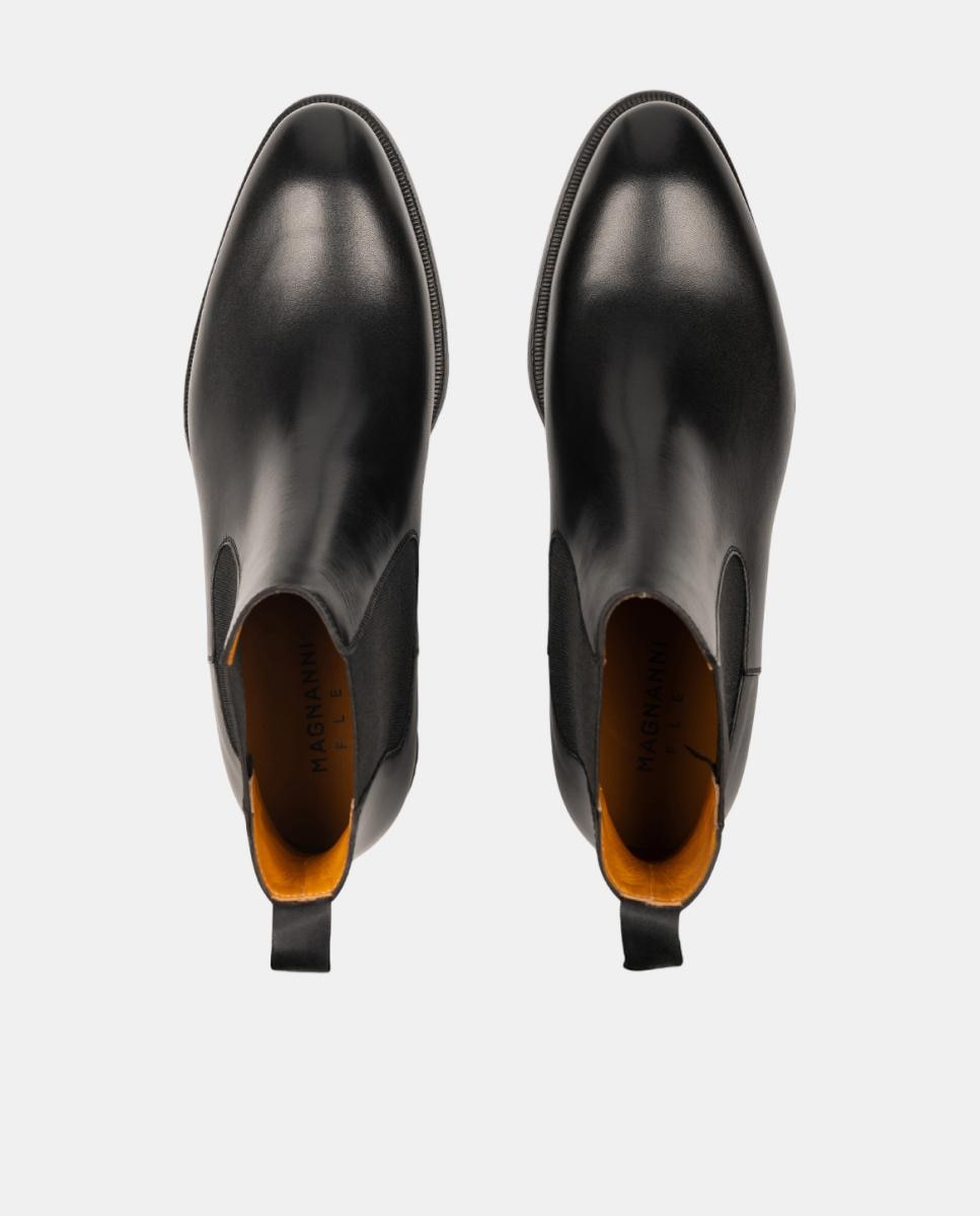 Botins Chelsea em Pele PG Cardiff Preto-4