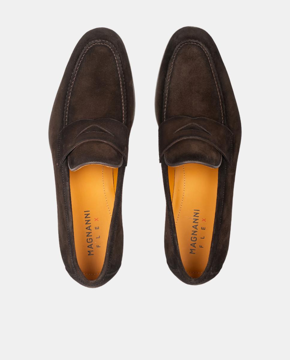 Mocassins de Travessão em Pele PG Aston Castanho-chocolate-4