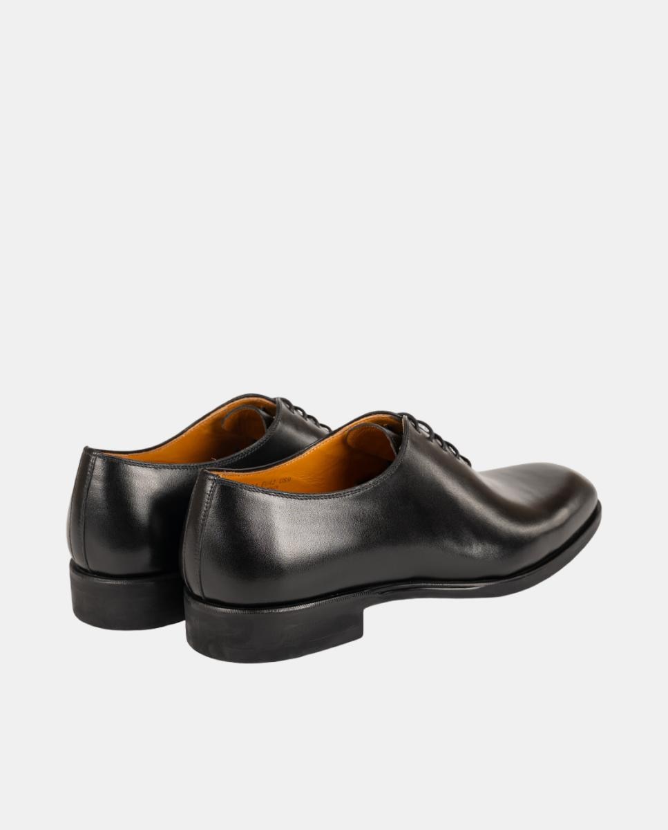 Sapatos Ingleses de Atacadores PL em Pele PG Madison Preto-3