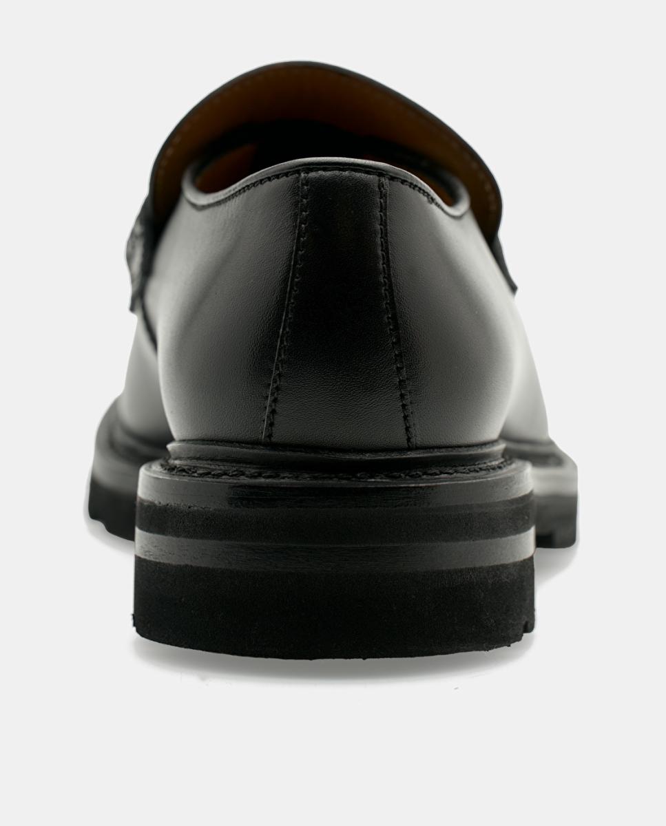 Imagen 3 de Zapato mocasín banda hombre piel - Lottusse - Negro Negro