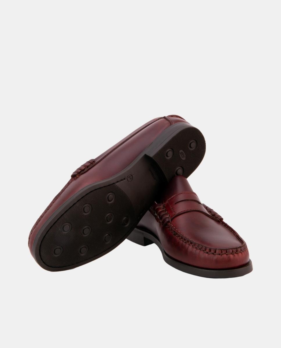 Mocassins de Travessão Ciclon Moka com Sola de Borracha Castanho-escuro-3