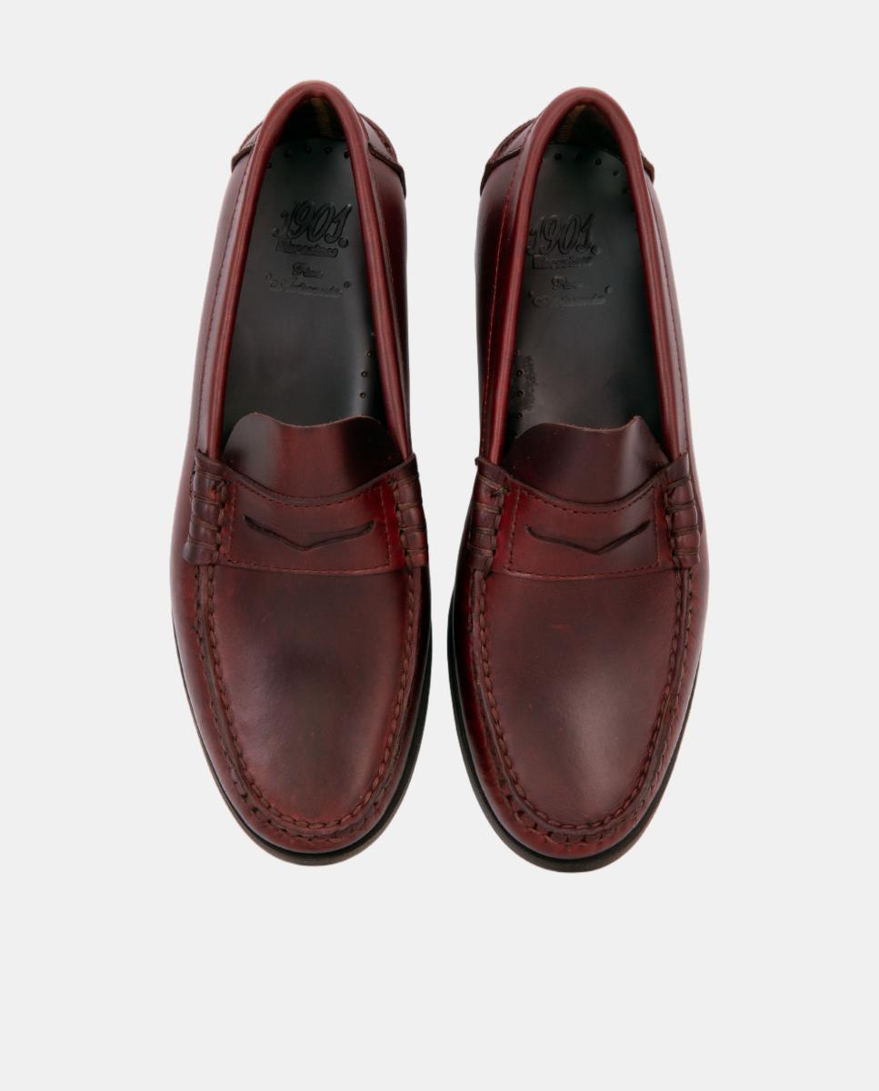 Mocassins de Travessão Ciclon Moka com Sola de Borracha Castanho-escuro-5