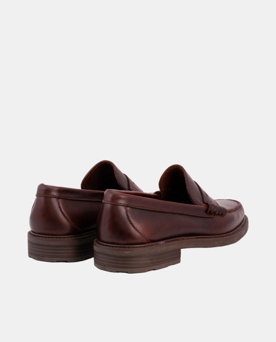 Imagen 2 de Zapato mocasín antifaz ciclón moka piso goma - 1901 - Marrón oscuro Marrón oscuro