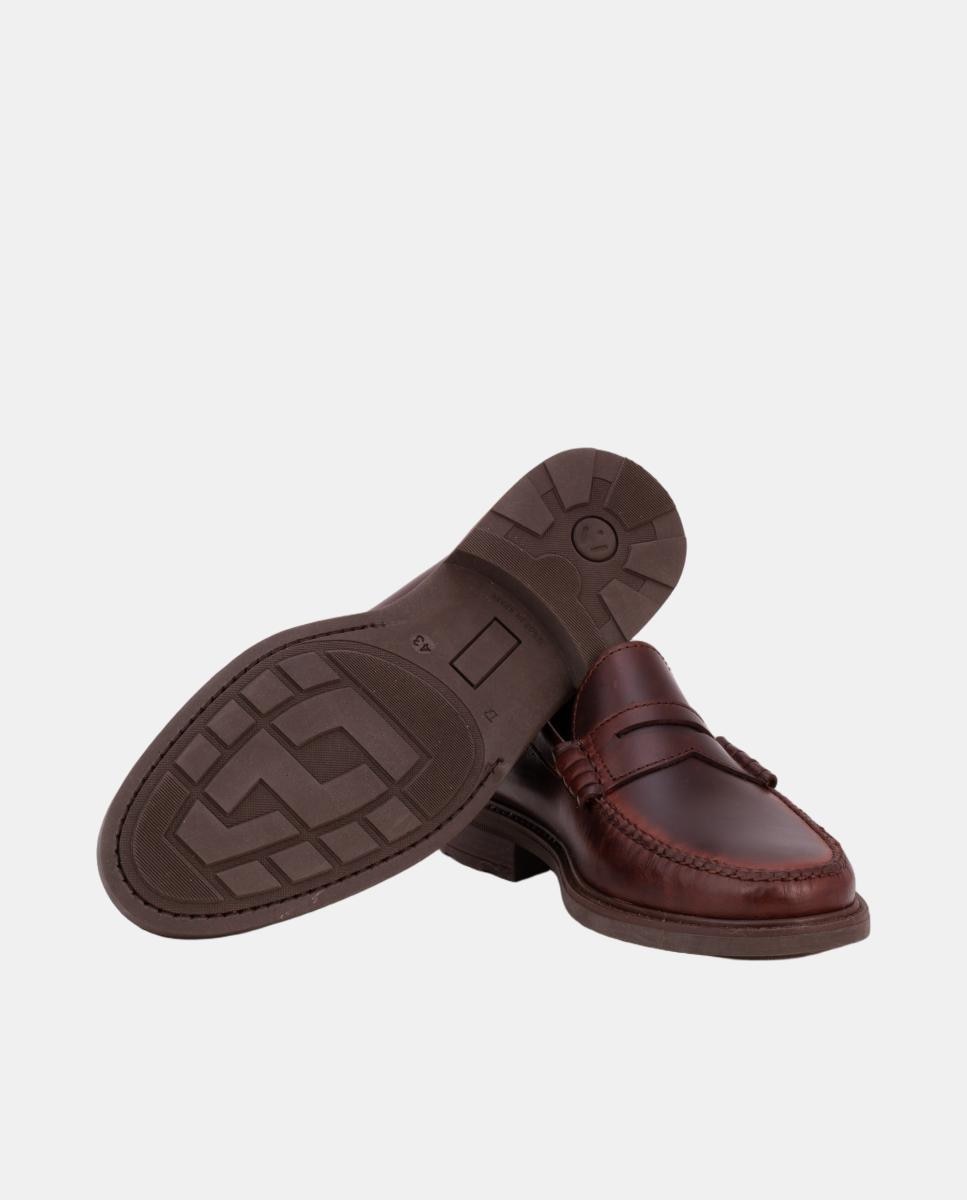 Imagen 3 de Zapato mocasín antifaz ciclón moka piso goma - 1901 - Marrón oscuro Marrón oscuro