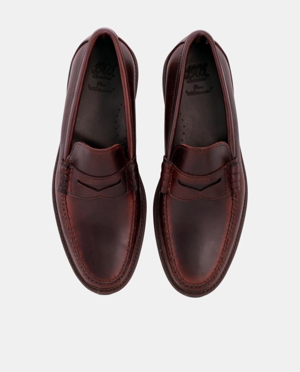 Imagen 5 de Zapato mocasín antifaz ciclón moka piso goma - 1901 - Marrón oscuro Marrón oscuro
