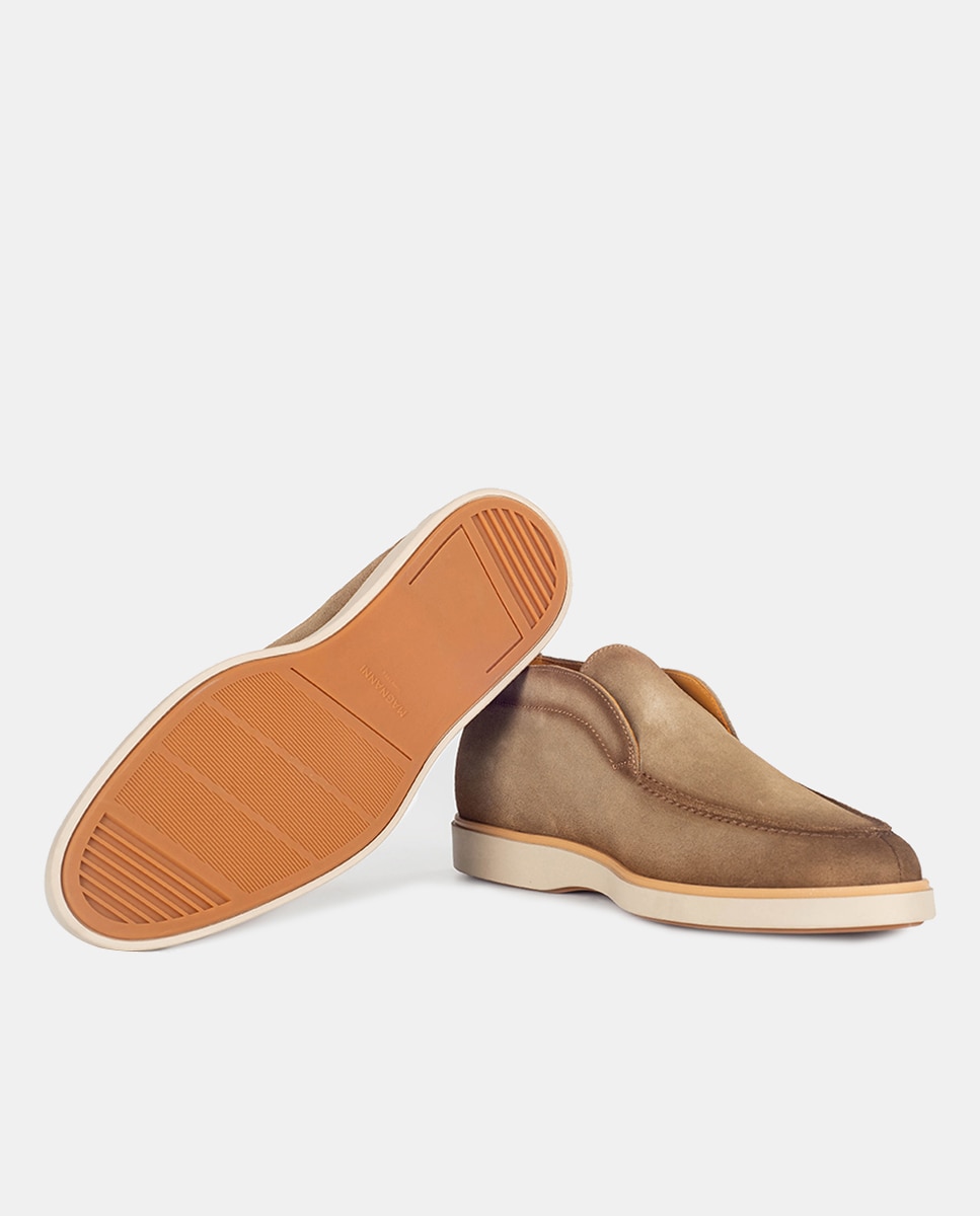 Botins com Sola de Borracha e em Croute Camel-4