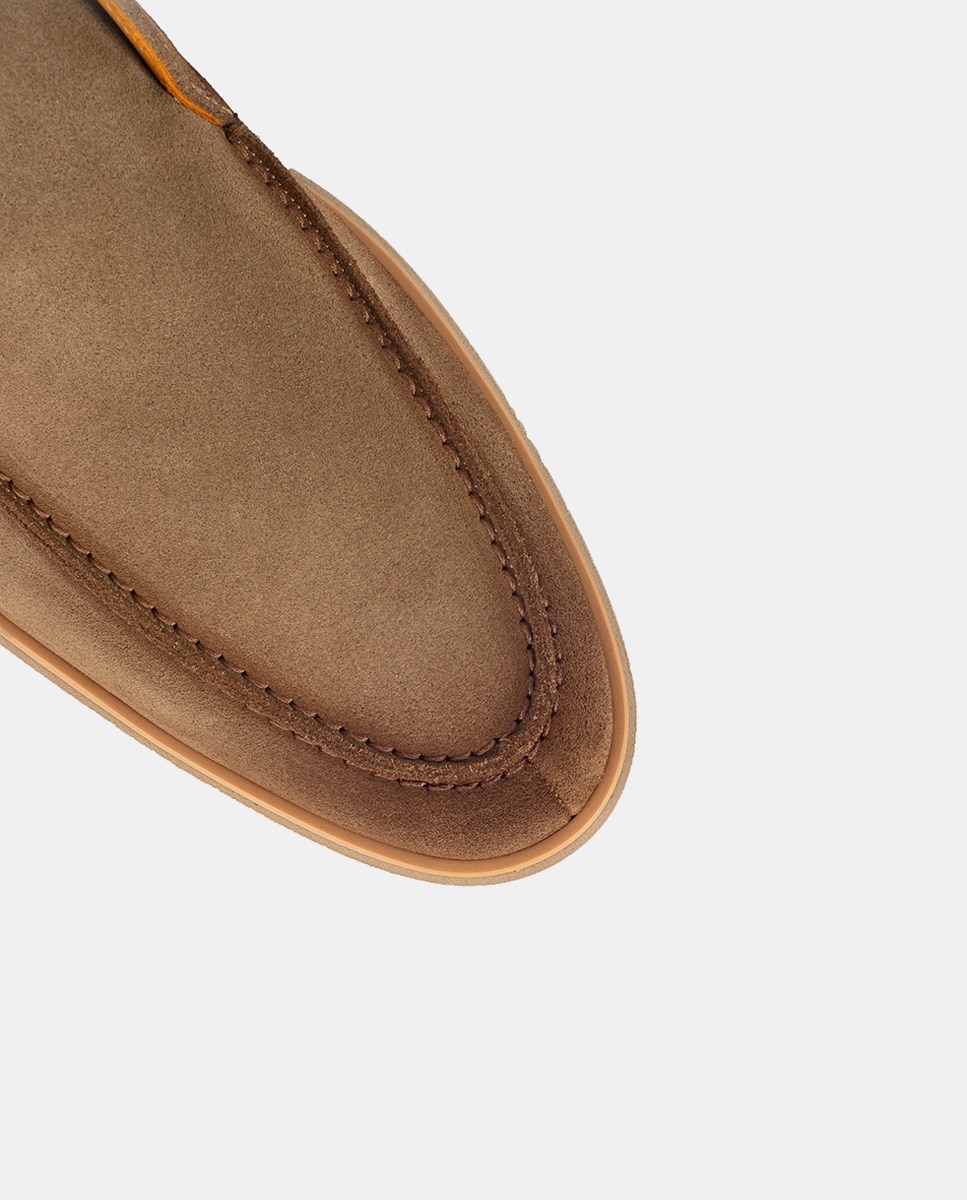 Botins com Sola de Borracha e em Croute Camel-6