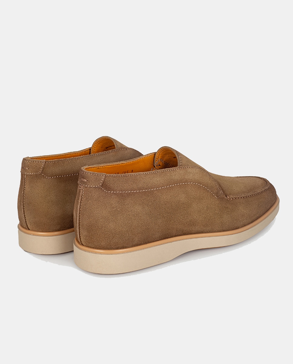 Botins com Sola de Borracha e em Croute Camel-8