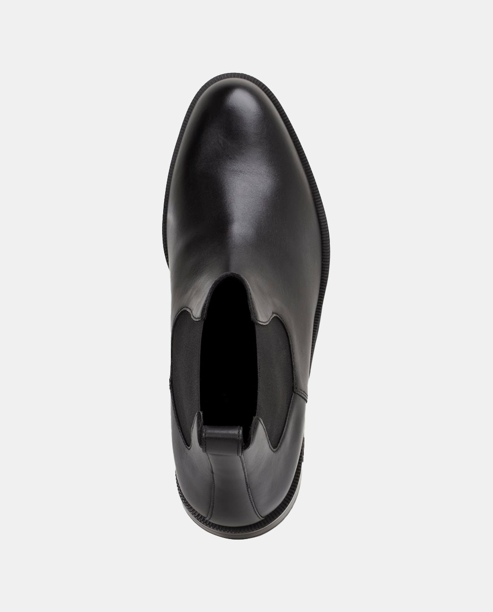 Botins Elaborados em Pele Preto-2