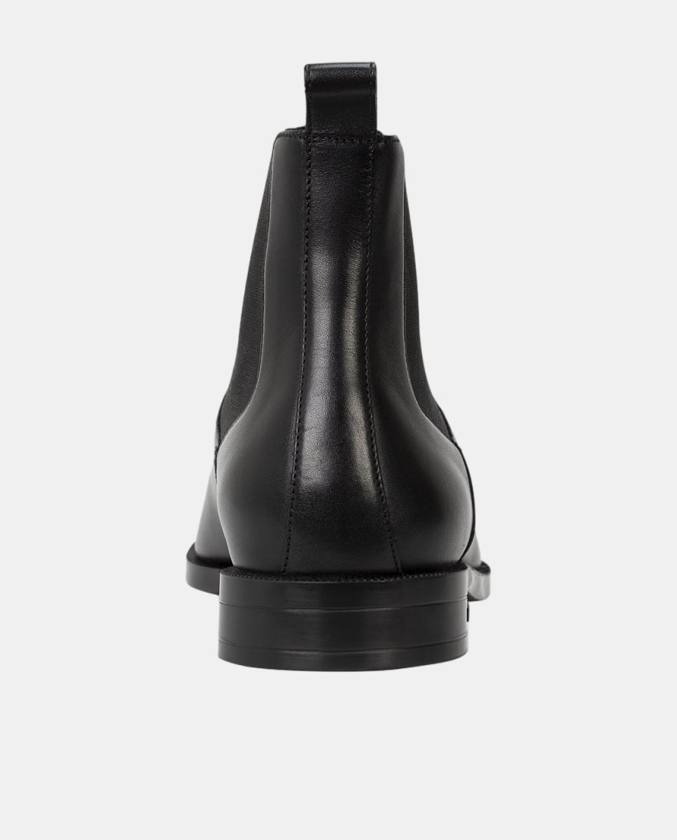 Botines de hombre realizados en piel - Boss - Negro Negro-4