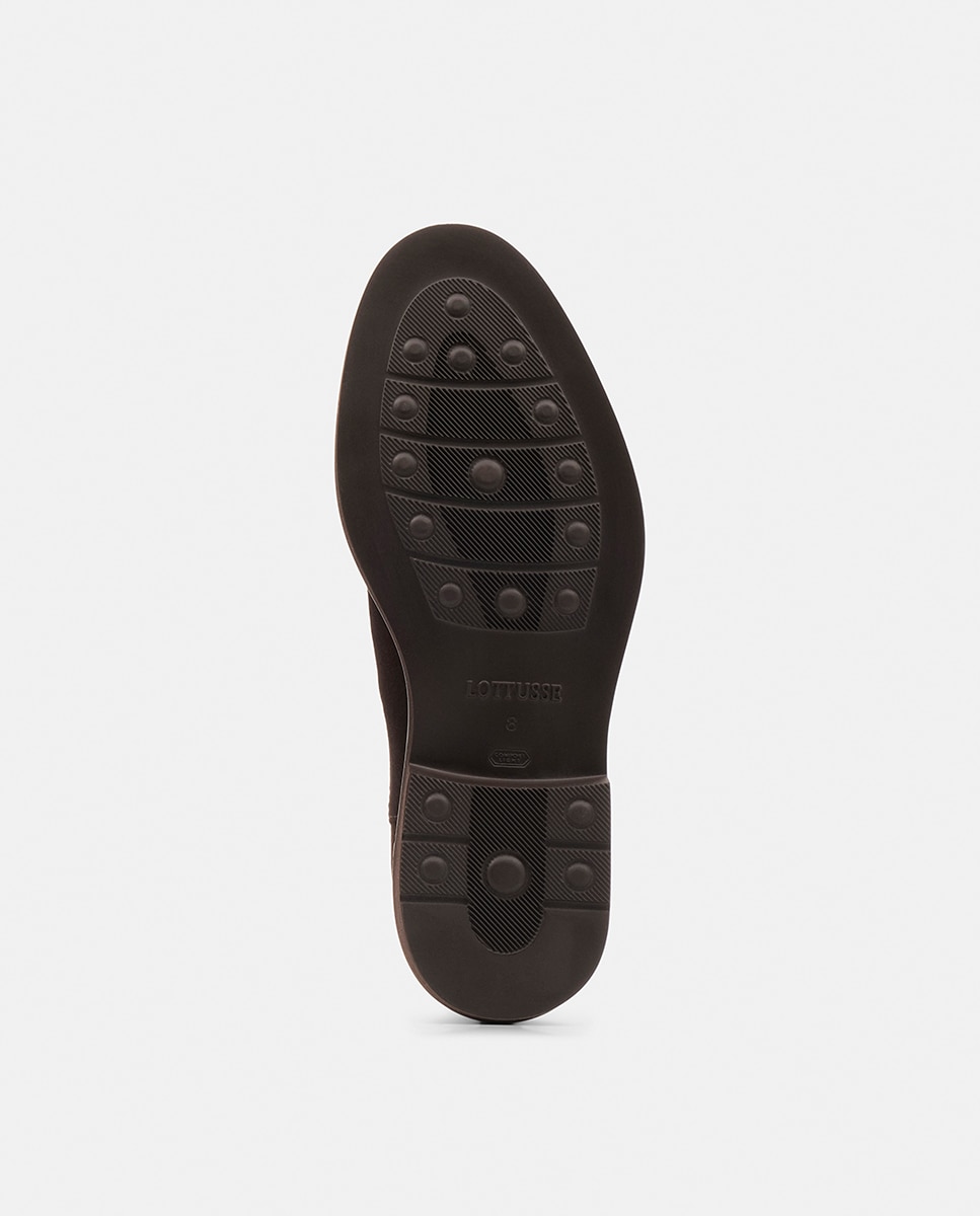 Botins Chelsea em Pele PL Baltimore Castanho-escuro-3