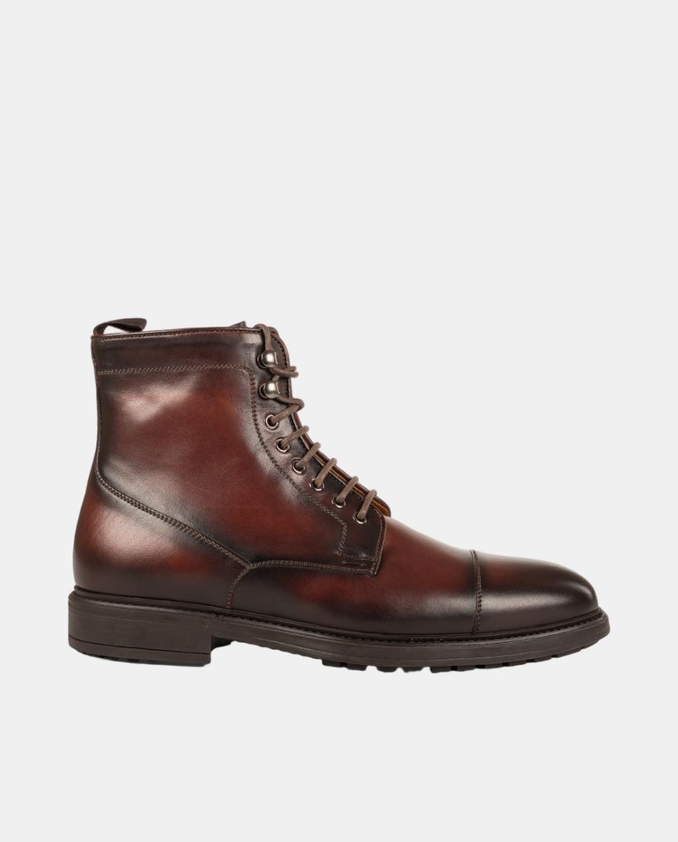 Imagem 0 de Botins de Atacadores Tipo Bluchers PL em Pele PG Princeton