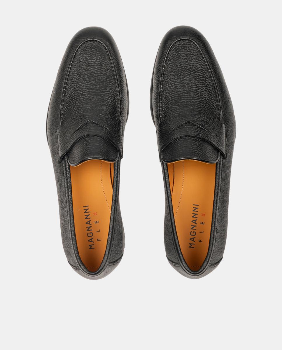 Mocassins de Travessão em Pele PG Aston Preto-4