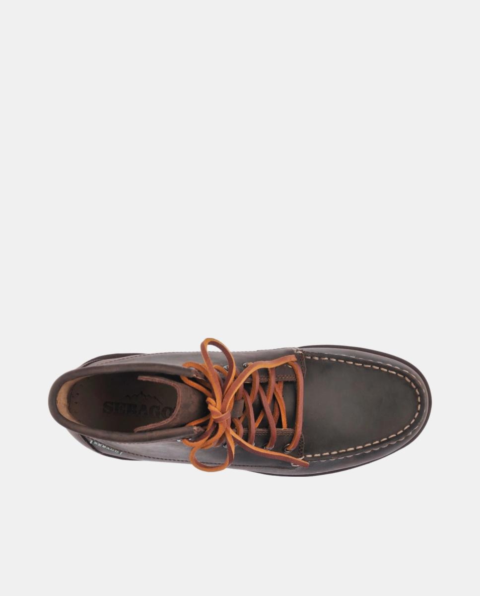 Imagen 2 de Bota cordones piel hombre tala - Sebago - Marrón oscuro Marrón oscuro