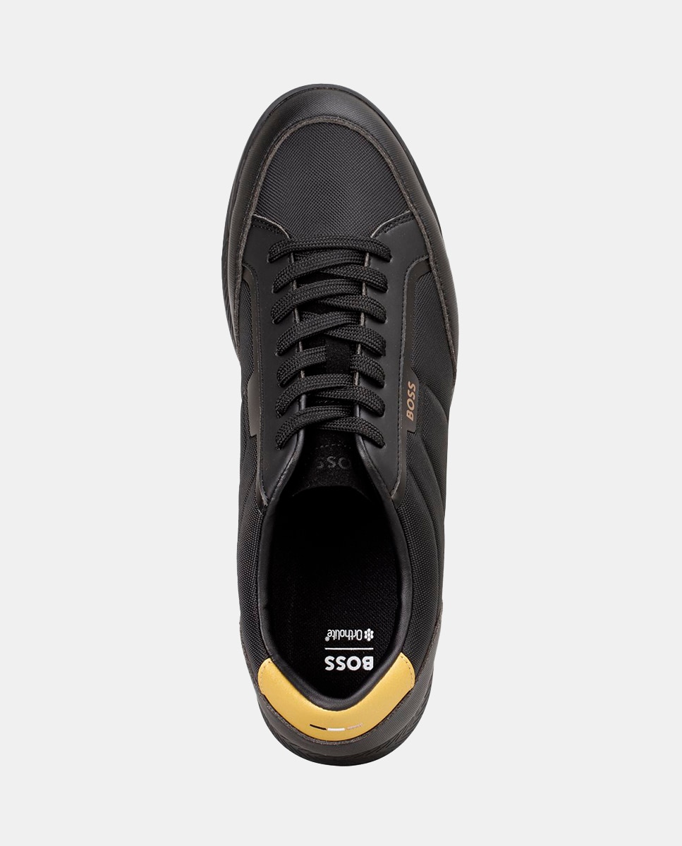 Sapatilhas com Atacadores Preto-2